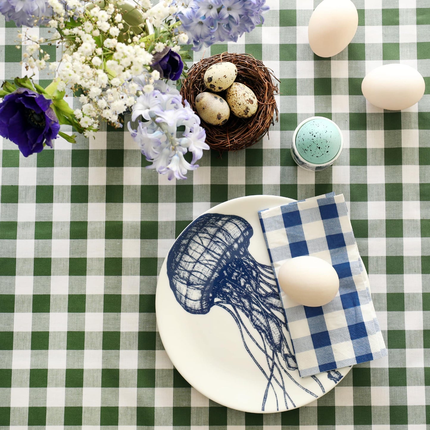 Bone China Jellyfish Dinner Plate