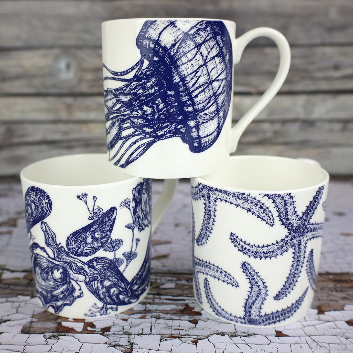 Bone China Jellyfish Mug